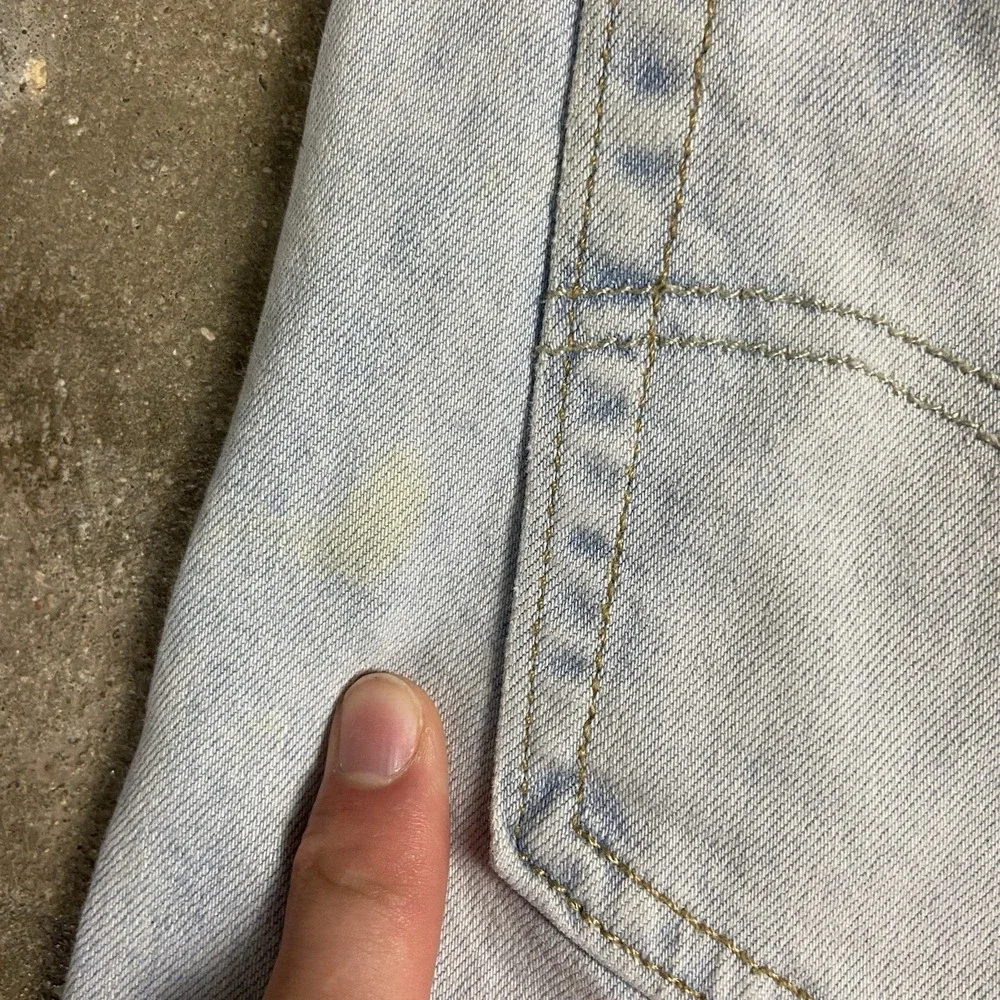 Levi's 502 Jeans Size 36x30 Blue Denim Light Wash Tapered Fit Casual